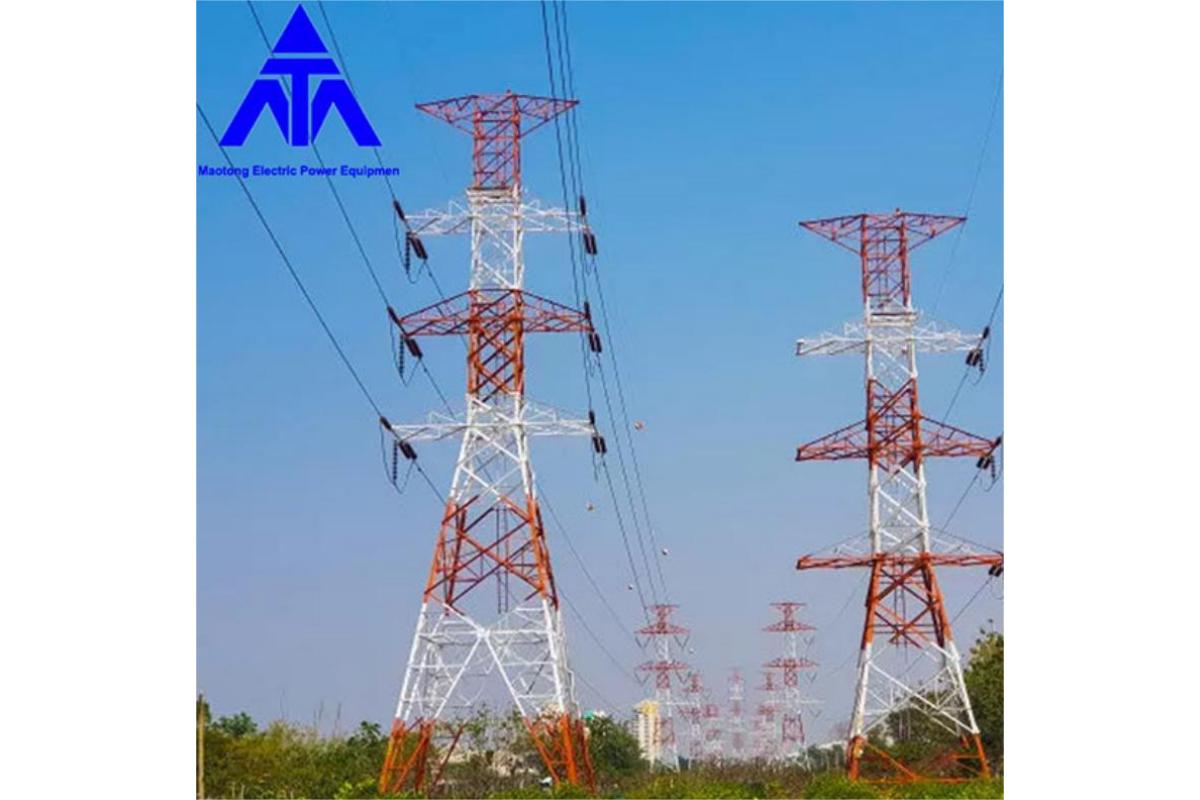 Предимства на електрическа кула от стоманени тръби 110KV решетъчна кула