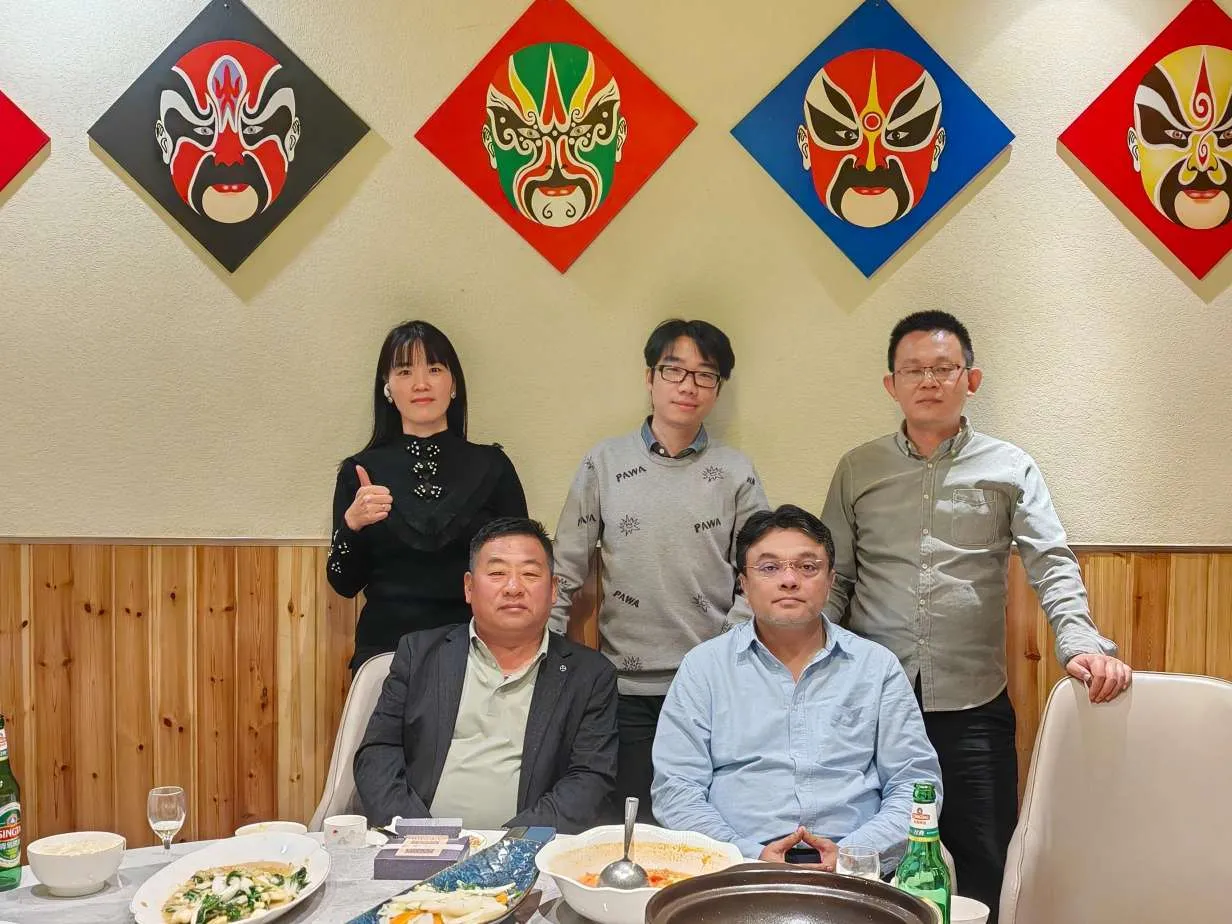 Беше голямо удоволствие да посрещнем нашите индийски партньори във фабриката