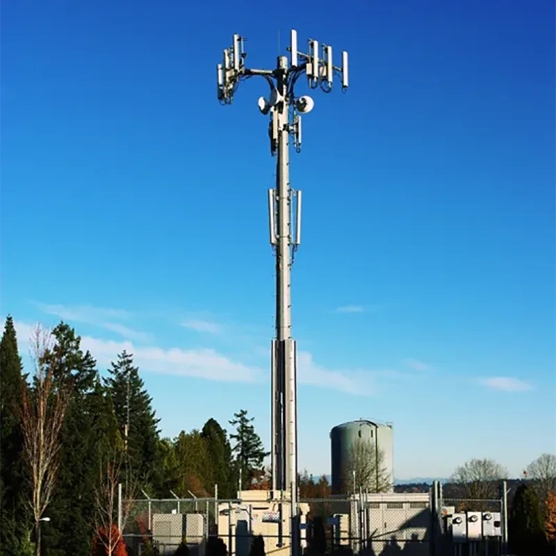 Каква е типичната продължителност на живота на монополна стоманена тръбна кула