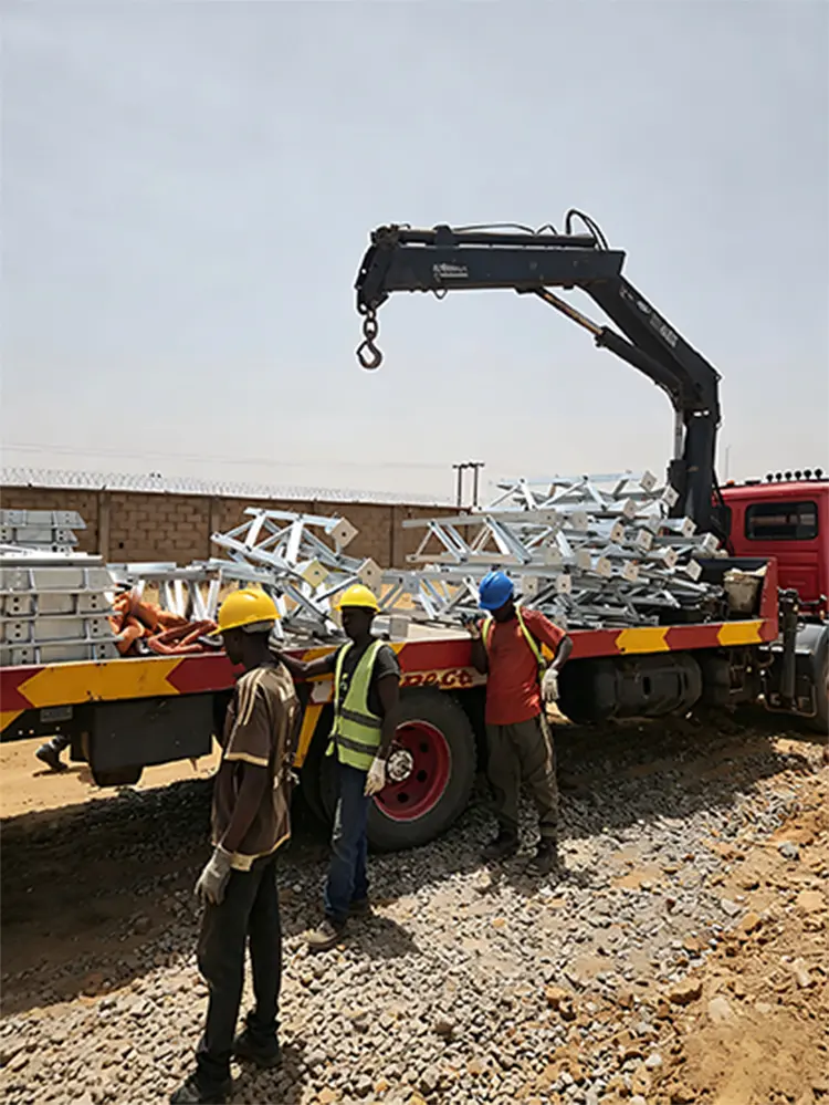 Напредък на място за проекта за подстанция Nigeria Zaria 330kV