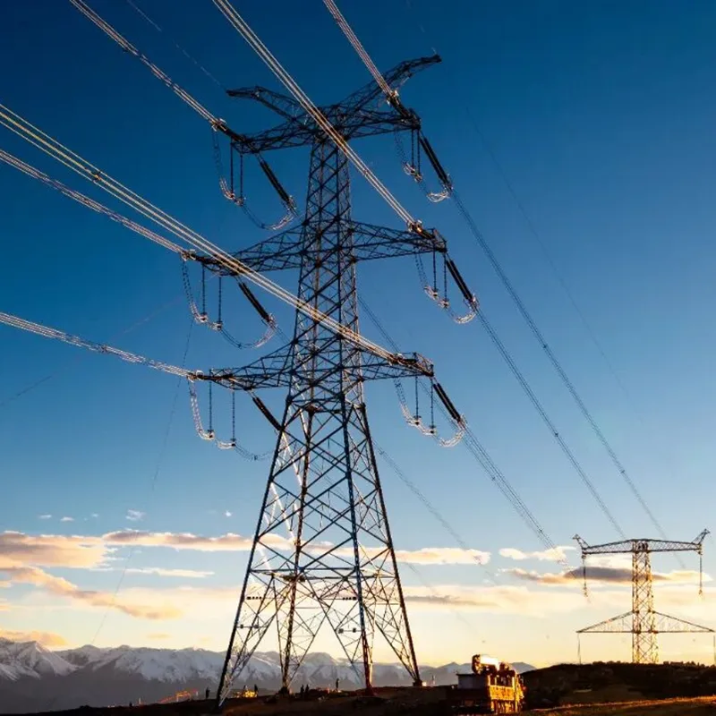 Решетъчна стоманена кула с напрежение 500kV