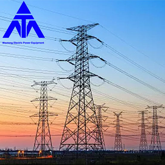 Aangle Iron Electric Power Tower Q345 10KV 33KV Преносна линия